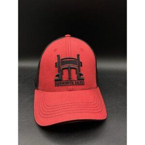 Kenworth Sales Red Black Strapback Baseball Cap Pendleton OR 360 Apparel